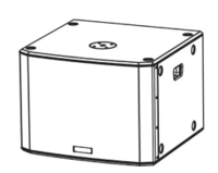 PASSIVE SUBWOOFER, 1000 W/PEAK, 500W/RMS, 8OHMS, 130 DB, WOODEN ENCLOSURE-WHITE